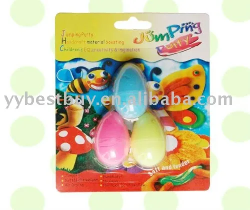 Magic jumping putty-easter egg toy
