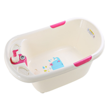 Infant Plastic Bathtub With Thermometer