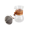 800ML Glass coffee maker pot with filter