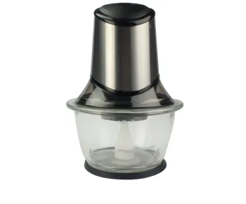 1.0L Octagonal Glass Food Chopper: Easy, Safe One-Click Operation for Mincing & Mixing Meat, Fruits, and Vegetables