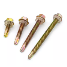 hex drill screw, stainless steel metal hex flange