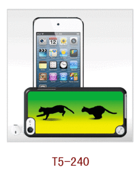 3d Cover With Movie Effect For Ipod Touch,pc Case Rubber Coated,multiple Colors Available 