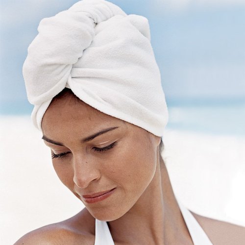 microfibre dry hair towels with button
