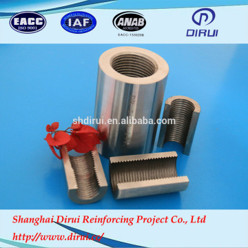 Reducing rebar coupler/Rebar Mechanical Parallel Thread Coupler/Bar Break Couplers construction materials list on promotion