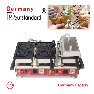 Germany Deutstandard Ice Cream Taiyak Cone Machine For sale