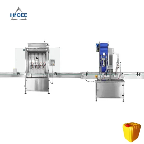 5 Liter Plastic Jerry Cans Filling, Capping & Labeling Machine for Sale