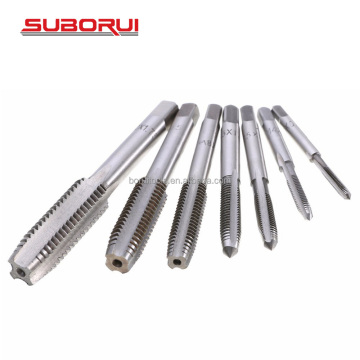 Suborui HSS Gerade Flöte rechte Handmetrik -Gewinde Bohrer M3 M4 M5 M6 M7 M8 M10 M12 M14