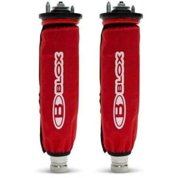 RACING Coilover Covers Heavy Duty Nylon - Red (Pair) Nylon Coilover Covers