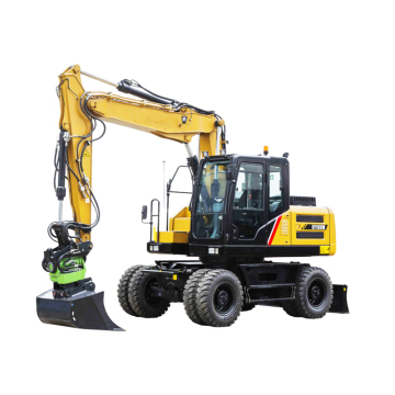 China Brand SY155W (T4F) penggali dengan kapasiti baldi 0.22-0.7m³
