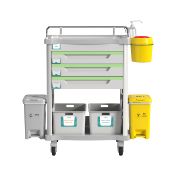 medical supply carts with drawers