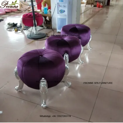 Luxurious Beauty Salon Nail Spa Master Chair with Pedicure Stool and Back Support