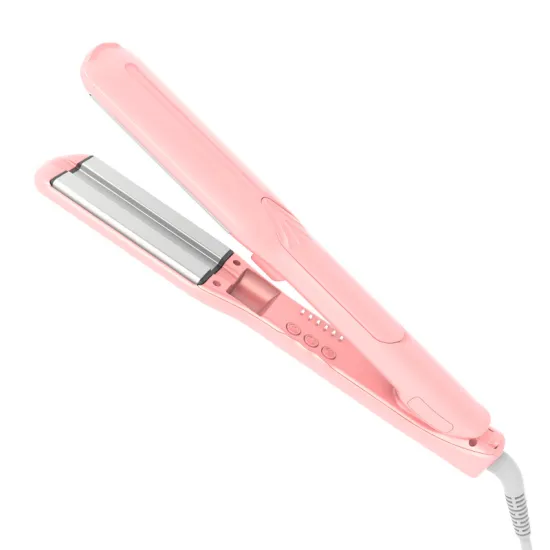 2 in 1 Infrared LED Display Hair Straightener and Curler with Cool Steam Technology