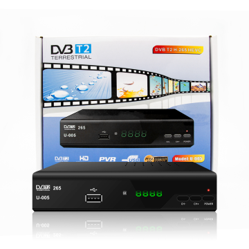 Full HD 1080P Italy Speaking TV Box: DVB T2 H265 Decoder with USB, WIFI, FTA and CCCAM Support
