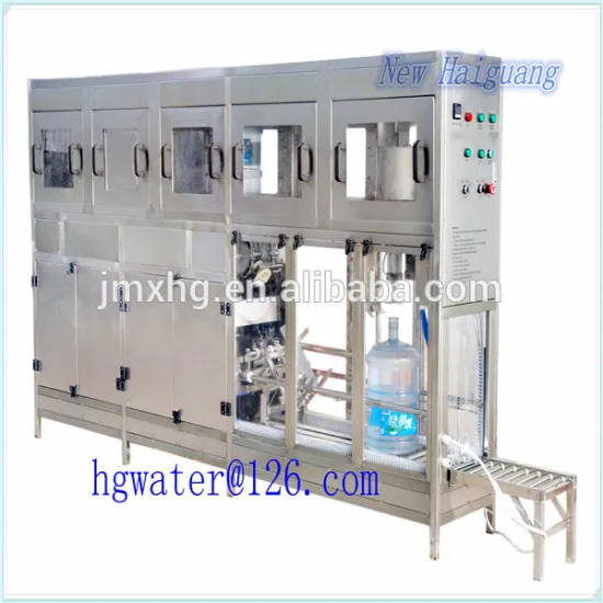 100BPH 5 gallons bottle washing filling capping machine