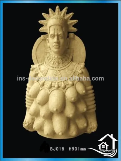 Cast stone buddha statue