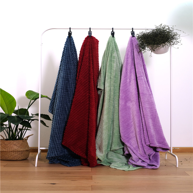 Lightweight Coral Fleece Coral Air Conditioning Blanket