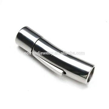 Wholesale fashion men Leather cord 3mm ,4mm ,5mm,6mm magnetive clasp jewelry of stainless steel high polishing