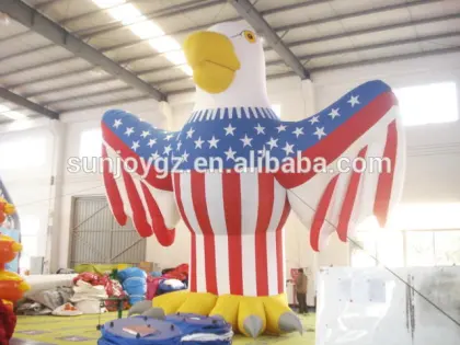 Attractive giant advertising inflatable wings eagle