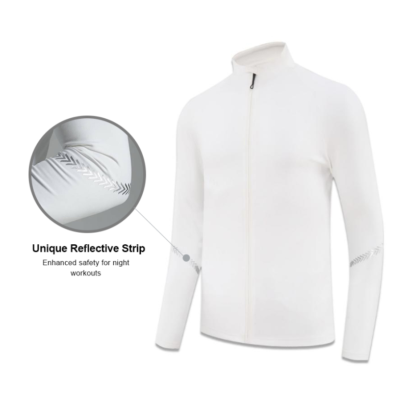 Gym Coat Men's Stretch Long Sleeve Tracksuit