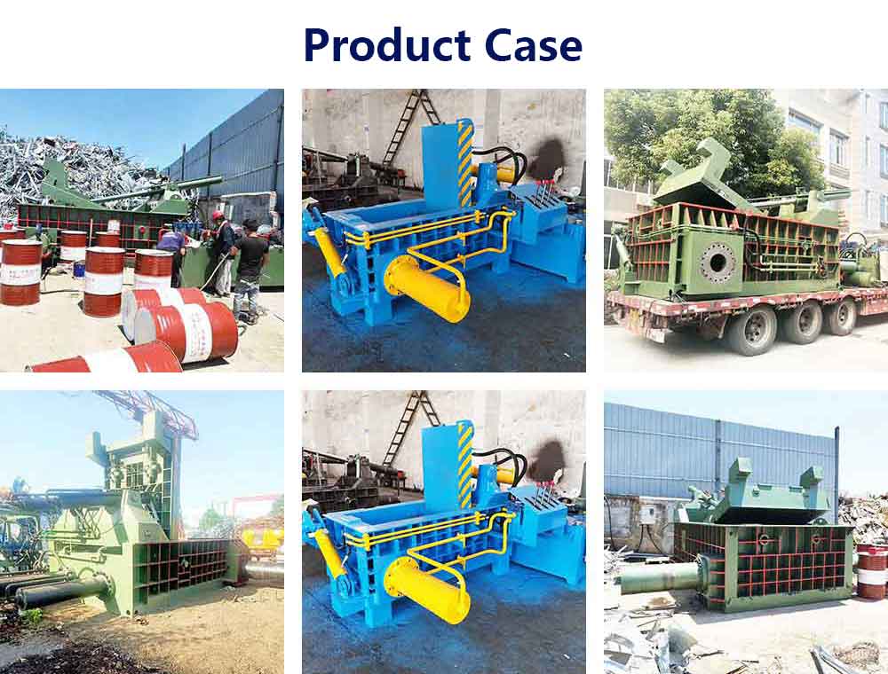 Turn Out Light Metal Baling Machine