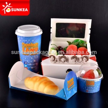 Appetizers cookies paper container, disposable sushi box                        
                                                Quality Choice