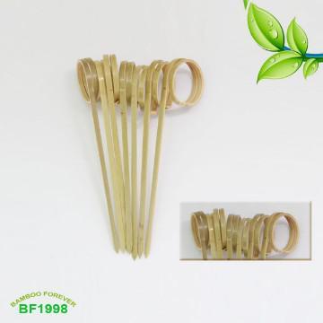 Natural bamboo loop cocktail picks