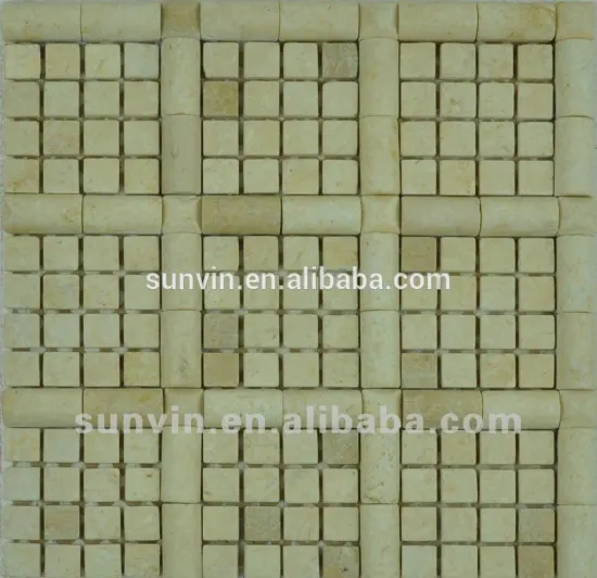matt natural stone marble mosaic tile for out door wall
