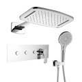 Brass Metal Grey 2 Function Concealed Shower