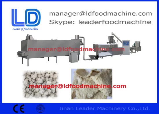Tvp Tsp Soya Bean Protein Food Machine / Textured Soya Protein Food Machines