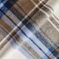 CVC Polyester Cotton Cotton Flannel Check Twill Sirt