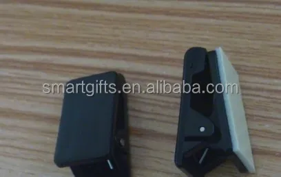 Plastic Safety Pin Badge Clips with Adhesive Tape - Name Badge Accessories