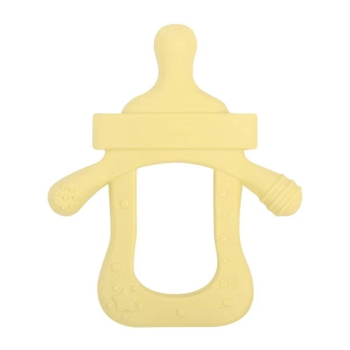 Milk bottle Design Toy Pacifier Clip Silicone Teether