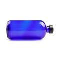 500 ml Blue Glass Boston Flasche mit Spray