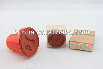 election stamp with plastic case wooden handle stamp for voting