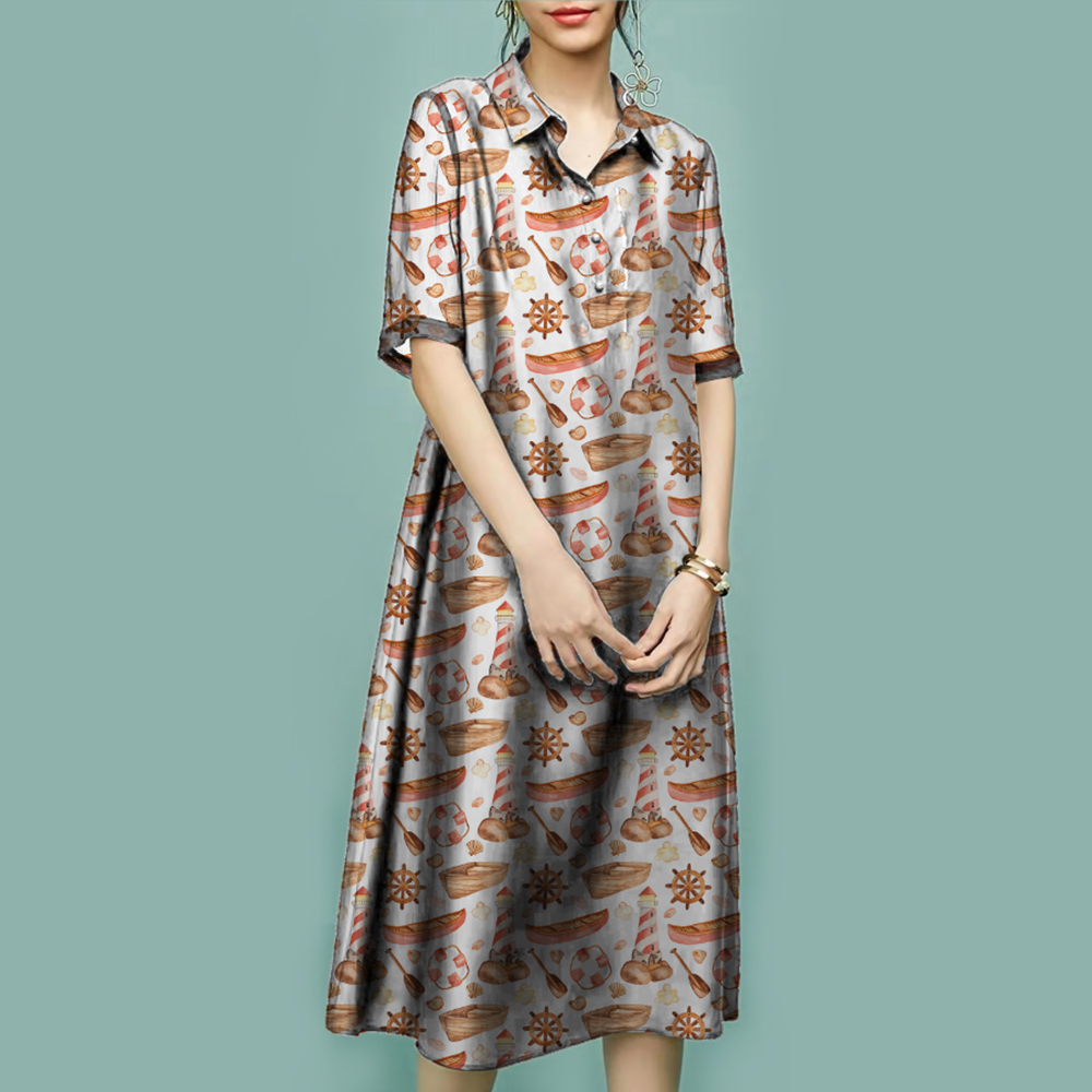 Multicolor Fabric Digital Textile Printing