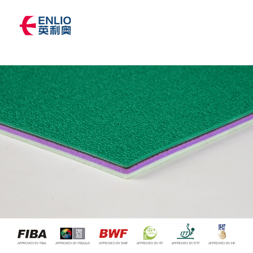 2021 ENLIO BWF pvc 7.0mm Lantai Sukan Gelanggang Badminton