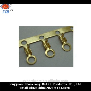 brass round connector stamped terminal