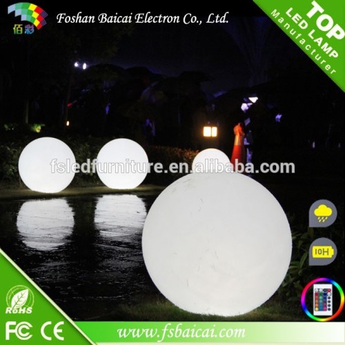 floating waterproof led light glow swimming pool ball