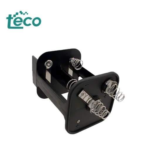 Black ABS 4xD Battery Holder Box: Electronic Storage Solution
