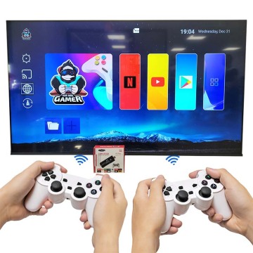 W X3 Plus Game Stick: 4K HD Retro Gaming Console with 30,000 Games
