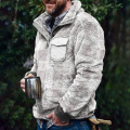 Men's Sherpa Hoodie Pullover Sweatshirt