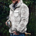 Men' s Sherpa Hoodie Pullover Sweatshirt