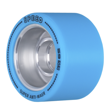 High-Quality 59mm x 38mm Aluminum Hub Roller Skate Wheels: Super Anti-Wear Derby Skating Wheels
