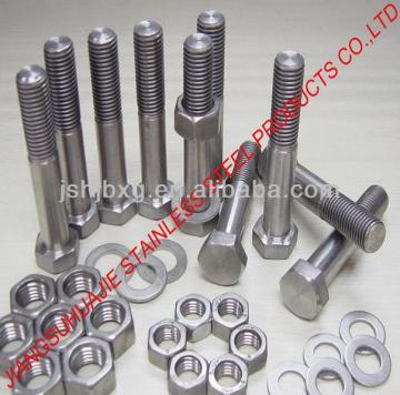 AISI304/316 half thread hexagon bolt