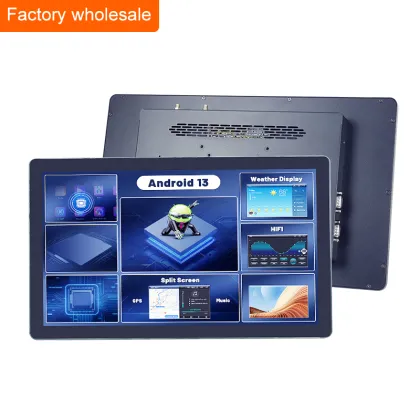 Low cost industrial touch screen monitor computer