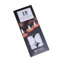 Decorative pressed tealight candle shrink bag pack