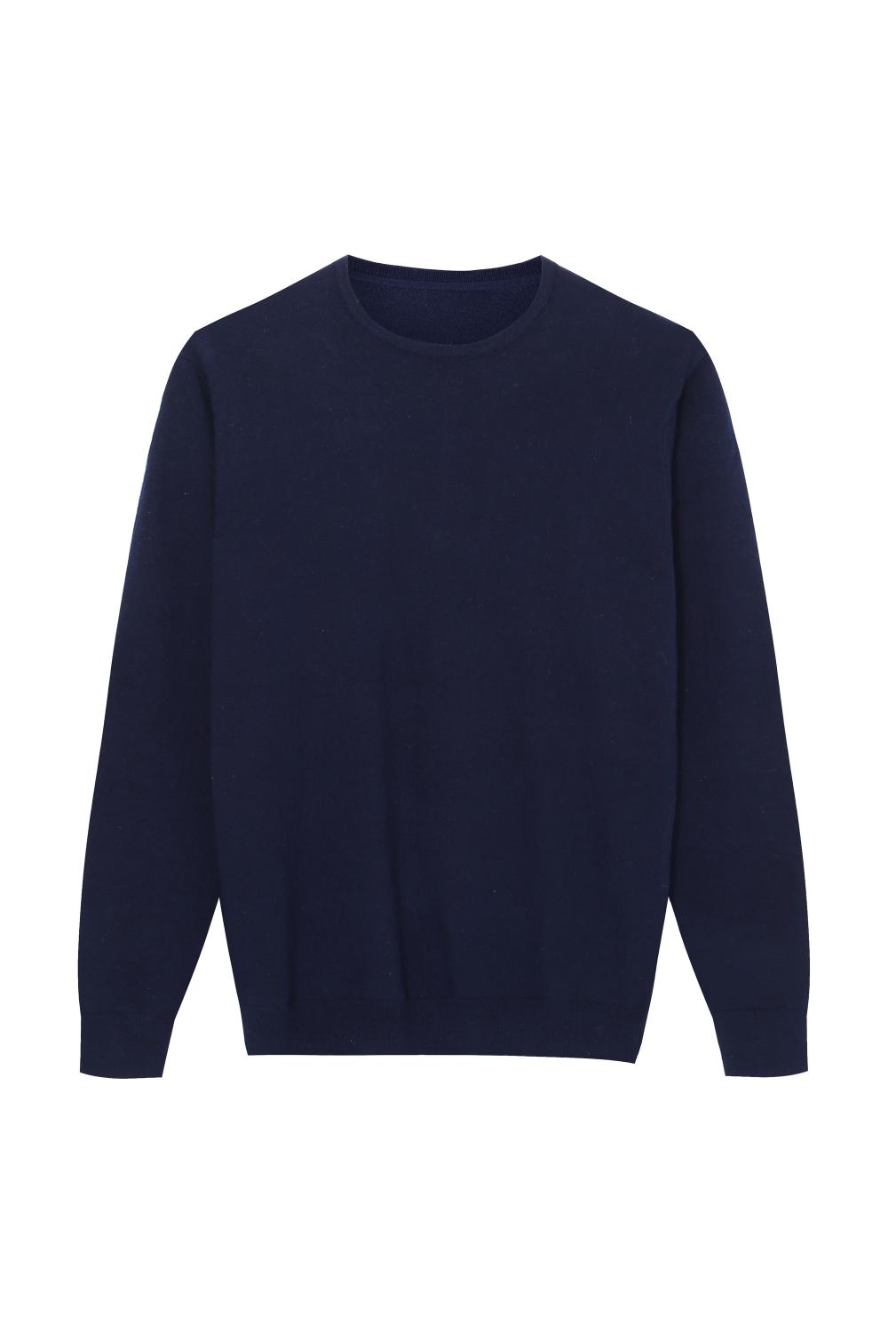 Gebreide Essential Pullover-trui met ronde hals voor heren