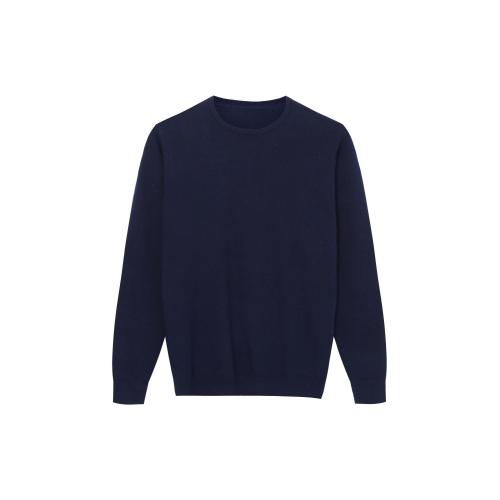 Gebreide Essential Pullover-trui met ronde hals voor heren