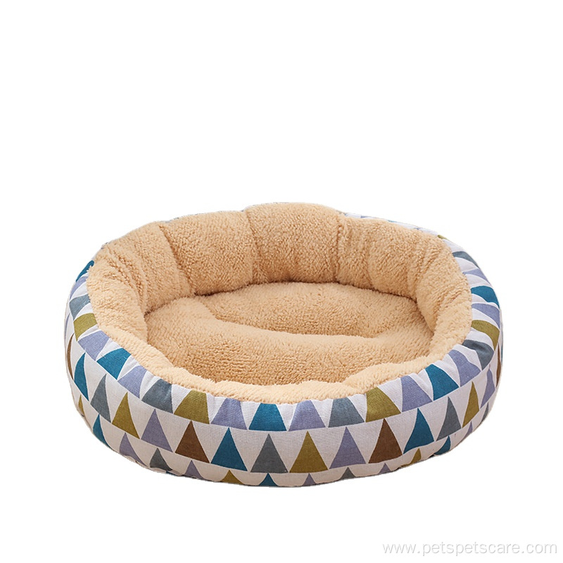 eco-friendly washable multi color luxury dog beds