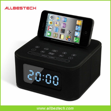 Portable Speaker with FM radio and digital alarm clock